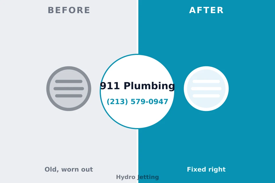 Before and after: plumbing company Dudley, NC